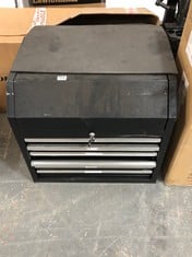 SMALL TOOL CHEST 6 DRAWER STORAGE CABINET IN BLACK (ZONE 4)