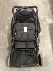 GRACO STADIUM DUO DOUBLE STROLLER IN BLACK / GREY - RRP £160 (ZONE 4)