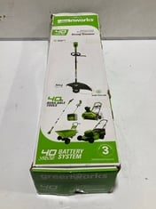 GREENWORKS 40V BATTERY POWERED STRING TRIMMER GD40BC RRP- £149.95