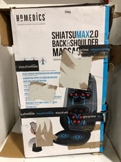 HOMEDICS SHIATSU MAX 2.0 BACK & SHOULDER MASSAGER RRP- £129.99