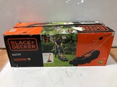 BLACK & DECKER 1000W 32CM ROTARY LAWNMOWER PLUS GRASS STRIMMER RRP- 3165