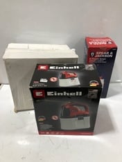 3 X ASSORTED ITEMS TO INCLUDE EINHELL EXPERT CORDLESS PRESSURE SPRAYER GE-WS 18/75 LI - SOLO