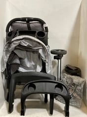 HAUCK SHOPPER NEO II STROLLER - BLACK/GREY