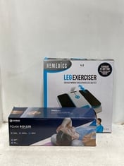 HOMEDICS LEG EXERCISER MODEL: PSL-1000 - RRP £110 TO INCLUDE KAYMAN FOAM ROLLER