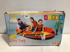 INTEX EXPLORER PRO 300 INFLATABLE BOAT - ORANGE