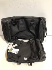 EASTPAK TRANVERZ LARGE 121L BLACK 2-WHEELER TRAVEL BAG RRP - £180 TO INCLUDE EASTPAK TRANVERZ SMALL BLACK 2-WHEELER TRAVEL BAG