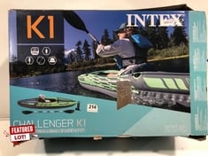 INTEX CHALLENGER K1 INFLATABLE KAYAK RRP- £139.99