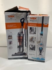 VAX AIR STRETCH HIGH PERFORMANCE LIGHTWEIGHT BAGLESS UPRIGHT VACUUM CLEANER TO INCLUDE VAX STEAM CLEAN MULTI STEAMER