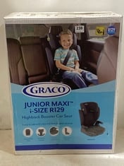 GRACO JUNIOR MAXI I-SIZE R129 HIGHBACK BOOSTER CAR SEAT