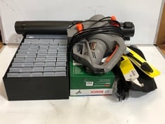 APPROX 6 X ASSORTED ITEMS TO INCLUDE BOSCH EASYGRASSCUT 23 CORDED GRASS TRIMMER