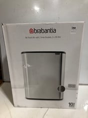 BRABANTIA BO TOUCH BIN WITH 2 INNER BUCKETS 2 X 30 LITRE RRP- £245