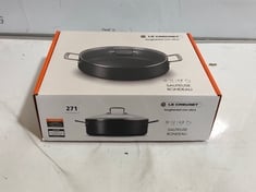 LE CREUSET TOUGHENED NON-STICK 30CM SAUTEUSE RONDEAU RRP- £146