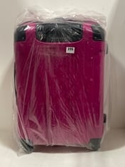 REACTION KENNETH COLE TRAVEL CASE DEEP PINK HARDSHELL SMALL/MEDIUM SPINNER