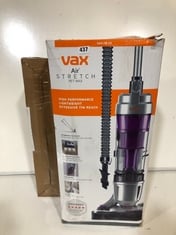 VAX AIR STRETCH PET MAX HIGH PERFORMANCE LIGHTWEIGHT UPRIGHT VACUUM RRP- £120 TO INCLUDE BASICS 2-IN-1 STICK VACUUM CLEANER