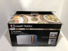 RUSSELL HOBBS SCANDI COMPACT MANUAL MICROWAVE MODEL NO-RHMM713BL-N