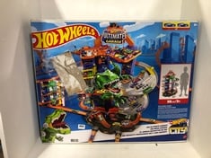 HOT WHEELS ULTIMATE GARAGE MEGACITY T-REX RACE TRACK RRP- £109.99