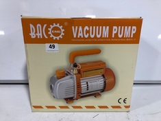 BAC VACUUM PUMP BA-1 230V RRP- £109.99