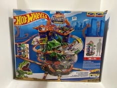 HOT WHEELS ULTIMATE GARAGE MEGACITY T-REX RACE TRACK RRP- £109.99