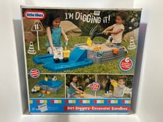 LITTLE TIKES DIRT DIGGERS EXCAVATOR SANDBOX