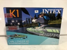 INTEX CHALLENGER K1 INFLATABLE KAYAK RRP- £139.99