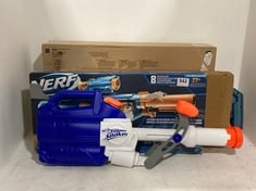 4 X ASSORTED KIDS BLASTER TOYS TO INCLUDE NERF SUPER SOAKER