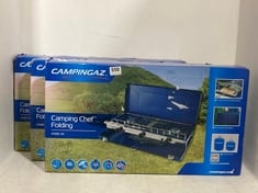 3 X CAMPINGAZ CAMPING CHEF FOLDING STOVE 4500W