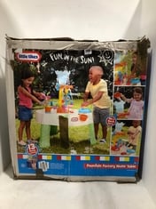 LITTLE TIKES FOUNTAIN FACTORY WATER TABLE