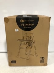 KINDERKRAFT YUMMY HIGHCHAIR MULTI RRP- £109