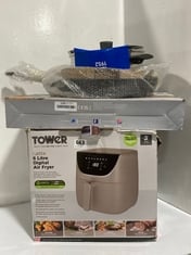 4 X ASSORTED KITCHEN ITEMS TO INCLUDE TOWER LATTE 6 LITRE DIGITAL AIR FRYER