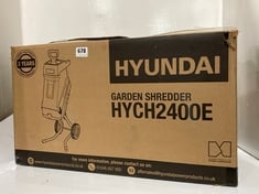 HYUNDAI GARDEN SHREDDER HYCH2400E RRP- £139.99