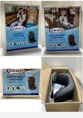 GRACO LOGICO L I-SIZE R129 HIGHBACK BOOSTER CAR SEAT TO INCLUDE GRACO JUNIOR MAXI I-SIZE R129 HIGHBACK BOOSTER CAR SEAT