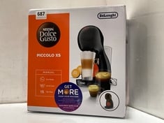 DELONGHI PICCOLO XS VALUE BUNDLE COFFEE MACHINE