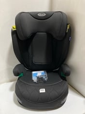 KINDERKRAFT SAFETY FIX 2 I-SIZE CAR SEAT BLACK TO INCLUDE GRACO AFFIX I-SIZE R129 HIGHBACK BOOSTER CAR SEAT BLACK