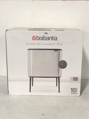 BRABANTIA BO TOUCH BIN, WITH 2 INNER BUCKETS 11 + 23 LITRE RRP- £189