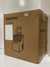 EUHOMY ICE MAKER MODEL NO-HZB-20AF RRP- £149.99