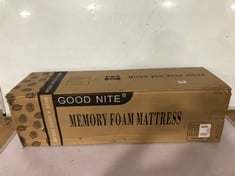 GOOD NIGHT MEMORY FOAM MATTRESS 90X190X11CM RRP- £99.99