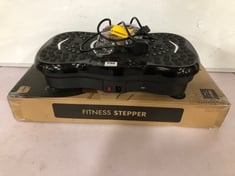 EVOLAND VIBRATION POWER PLATE MODEL NO-JF-CFM20 TO INCLUDE KAYMAN ADJUSTABLE 2 LEVEL FITNESS STEPPER