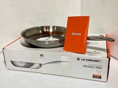 LE CREUSET STAINLESS STEEL FRYING PAN 26CM RRP- £126