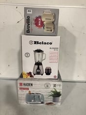 3 X ASSORTED KITCHEN APPLIANCES TO INCLUDE BELACO BLENDER MODEL NO-BB-306