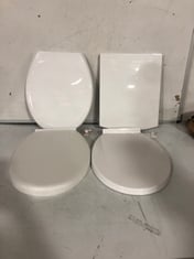 5 X ASSORTED TOILET SEATS TO INCLUDE ZENO OVAL DESIGN TOILET SEAT