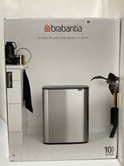 BRABANTIA BO TOUCH BIN WITH 2 INNER BUCKETS 2 X 30 LITRE RRP- £245