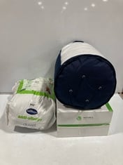 3 X ASSORTED BEDDING TO INCLUDE NATURES ANSWER WEIGHTED BLANKET 122X183CM