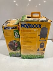 HOZELOCK FAST REEL EASY REWIND WALL MOUNTED HOSE REEL TO INCLUDE HOZELOCK 60M WALL MOUNTED REEL WITHOUT HOSE