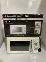 RUSSELL HOBBS RETRO COMPACT VINTAGE MICROWAVE MODEL NO-RHRETMM705C-N