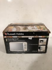 RUSSELL HOBBS COLOURS PLUS+ CLASSIC COMPACT MANUAL MICROWAVE MODEL NO-RHMM701C-N