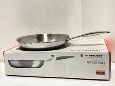 LE CREUSET STAINLESS STEEL FRYING PAN 28CM RRP- £140