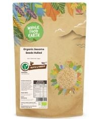 24 X ASSORTED WHOLEFOOD EARTH TO INCLUDE WHOLEFOOD EARTH ORGANIC SESAME SEEDS HULLED 1KG RAW | GMO FREE | VEGAN | CERTIFIED ORGANIC, WHOLEFOOD EARTH ORGANIC COUSCOUS WHOLEWHEAT – 500 G | RAW | GMO FR