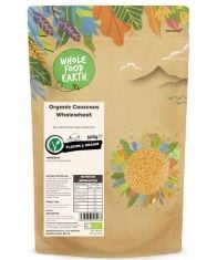 24 X ASSORTED WHOLEFOOD EARTH TO INCLUDE WHOLEFOOD EARTH ORGANIC COUSCOUS WHOLEWHEAT – 500 G | RAW | GMO FREE | VEGAN | HIGH FIBRE | CERTIFIED ORGANIC, WHOLEFOOD EARTH MIXED FRUIT WITHOUT PEEL 500 G