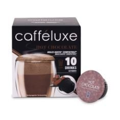 5 X CAFFELUXE - HOT CHOCOLATE (BOX OF 4) EXP: 09/07/2025.