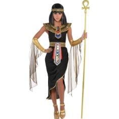 11X ASSORTED FANCY DRESS TO INCLUDE AMSCAN 9918181 AMSCAN 9918181 WOMEN'S WORLD BOOK DAY EGYPTIAN QUEEN HISTORICAL COSTUME, BLACK (UK DRESS SIZES 6-18, AMSCAN ADULTS HARLEQUIN JESTERINA FANCY DRESS H